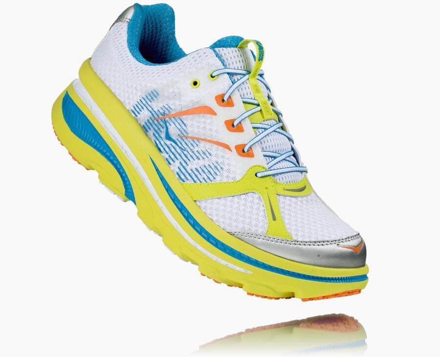 Zapatillas Running Hoka One One Hombre - Bondi B - Blancas - KGU395107